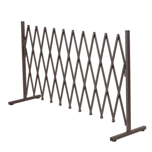 Expandable Metal Steel Safety Gate Trellis Fence Barrier Traffic Indoor Outdoor