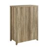 4 Pieces Bedroom Suite Natural Wood Like MDF Structure King Size Oak Colour Bed, Bedside Table & Tallboy