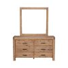 4 Pieces Bedroom Suite in Solid Wood Veneered Acacia Construction Timber Slat Single Size Oak Colour Bed, Bedside Table & Dresser