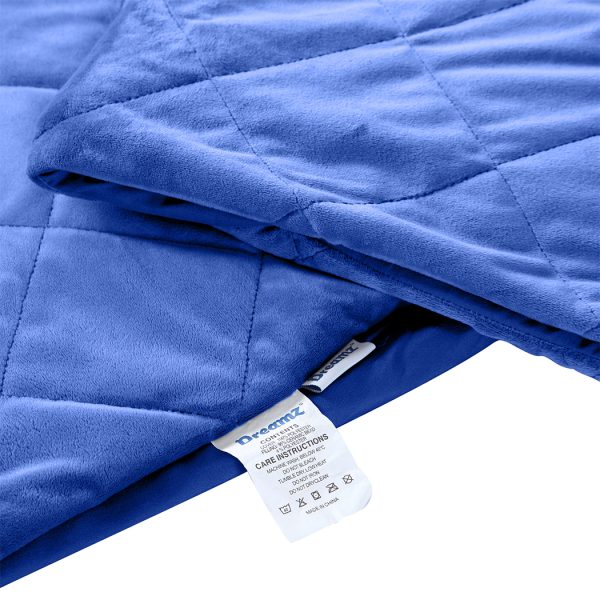 Anti Anxiety Weighted Blanket Gravity Blankets – Blue, 7 KG