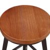 Industrial Bar Stools Kitchen Stool Wooden Barstools Swivel – 1