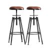 Rustic Industrial Bar Stool Kitchen Stool Barstool Swivel Dining Chair – 2