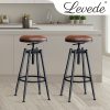 Rustic Industrial Bar Stool Kitchen Stool Barstool Swivel Dining Chair – 2