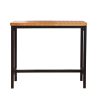 Vintage Industrial Wood Bar Table Kitchen Cafe Office Desk Steel Legs