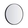 Wall Mirror Round Shaped Bathroom Makeup Mirrors Smooth Edge – 60 cm