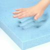 5cm Thickness Cool Gel Memory Foam Mattress Topper Bamboo Fabric – DOUBLE, 5 cm