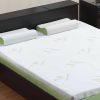 5cm Thickness Cool Gel Memory Foam Mattress Topper Bamboo Fabric – DOUBLE, 5 cm