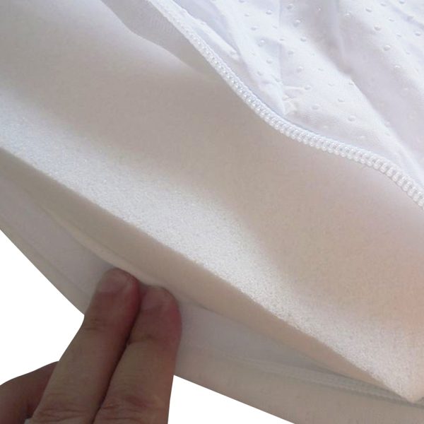 7cm Memory Foam Bed Mattress Topper Polyester Underlay Cover – KING