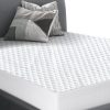 Mattress Protector Topper Polyester Cool Fitted Cover Waterproof – DOUBLE