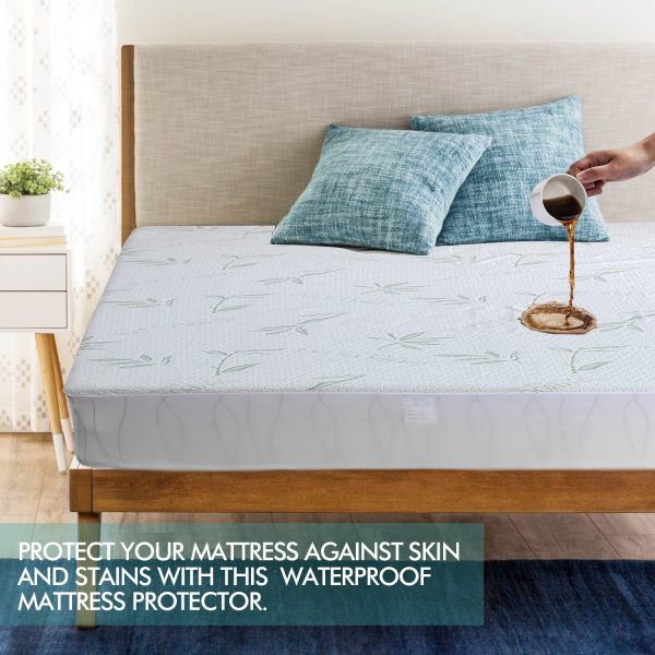 Fitted Waterproof Bed Mattress Protectors Covers – KING