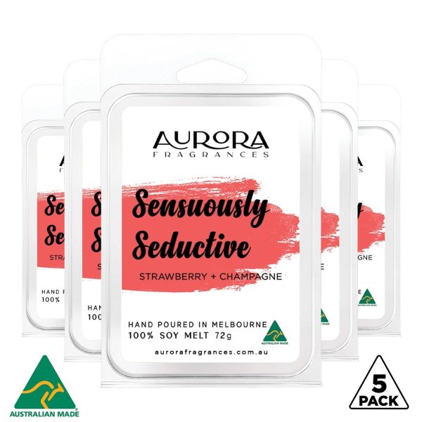 Aurora Soy Wax Melts Australian Made 72g 5 Pack – Creamy Vanilla