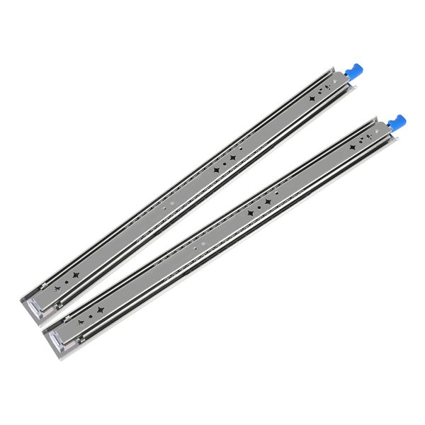 150KG Drawer Slides Full Extension Soft Close Locking Ball Bearing Pair – 400 mm