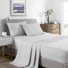 Royal Comfort Bamboo Cooling 2000TC Sheet Set – SINGLE, Mid Grey