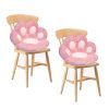 Pink Paw Shape Cushion Warm Lazy Sofa Decorative Pillow Backseat Plush Mat Home Decor