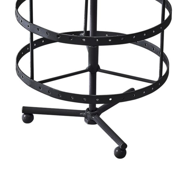 Earring Holder Stand Jewelry Display Hanging Rack Storage Metal Organizer 4 Tier Black