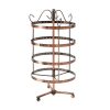 Earring Holder Stand Jewelry Display Hanging Rack Storage Metal Organizer 4 Tier Bronze