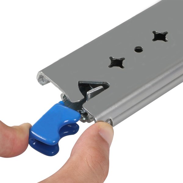 150KG Drawer Slides Full Extension Soft Close Locking Ball Bearing Pair – 1016 mm