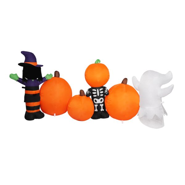 Halloween Inflatables LED Lights Blow Up Scary Pumpkin Outdoor Yard Decor