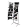 Mirror Jewellery Standing Cabinet Makeup Storage Jewelry Organiser Box