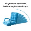 Foldable Lounge Cushion Adjustable Floor Lazy Recliner Chair with Armrest