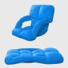 Foldable Lounge Cushion Adjustable Floor Lazy Recliner Chair with Armrest