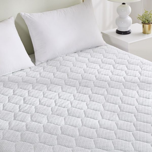 Mattress Protector Topper Bamboo Pillowtop Waterproof Cover – DOUBLE