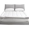 Bedding Luxury Pillowtop Mattress Topper Mat Pad Protector Cover – KING