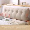 Triangular Wedge Bed Pillow Headboard Backrest Bedside Tatami Cushion Home Decor