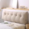 Triangular Wedge Bed Pillow Headboard Backrest Bedside Tatami Cushion Home Decor