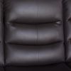 Single Seater Recliner Sofa Chair In Faux Leather Lounge Couch Armchair in Brown