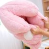 Pink Paw Shape Cushion Warm Lazy Sofa Decorative Pillow Backseat Plush Mat Home Decor