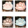 Pink Paw Shape Cushion Warm Lazy Sofa Decorative Pillow Backseat Plush Mat Home Decor