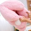 2X Pink Paw Shape Cushion Warm Lazy Sofa Decorative Pillow Backseat Plush Mat Home Decor