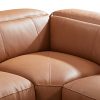 Corner Sofa Chaise Premium Genuine Leather Power Slide Left Chaise Cup-Holder Charging Point