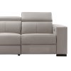 Genuine Leather 6 Seater Corner Sofa With 2 Electric Recliners And Reversible Console