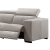 Genuine Leather 6 Seater Corner Sofa With 2 Electric Recliners And Reversible Console