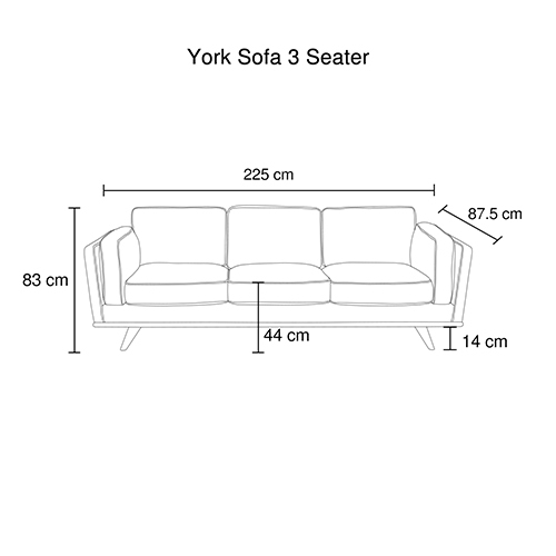 Fairless Sofa Sofa in Soft Blue Velvet Lounge Set for Living Room Couch with Wooden Frame – 3 Seater