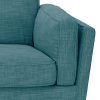 Wibsey Sofa Teal Fabric Lounge Set for Living Room Couch with Wooden Frame – 2 Seater