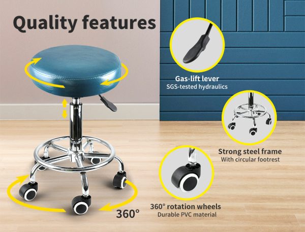 Bar Stools Swivel Salon Office Chair Hairdressing Stool Barber Chairs