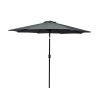 2.7m Outdoor Umbrella Garden Patio Tilt Parasol