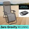 Zero Gravity Reclining Deck Chair – Grey