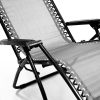 Zero Gravity Reclining Deck Chair – Grey