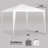 3m x 3m Wallaroo Outdoor Party Wedding Event Gazebo Tent – White