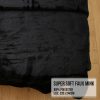 Laura Hill Faux Mink Blanket 800GSM Heavy Double-Sided – Black