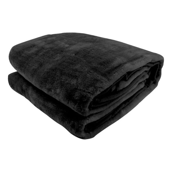 Laura Hill Faux Mink Blanket 800GSM Heavy Double-Sided