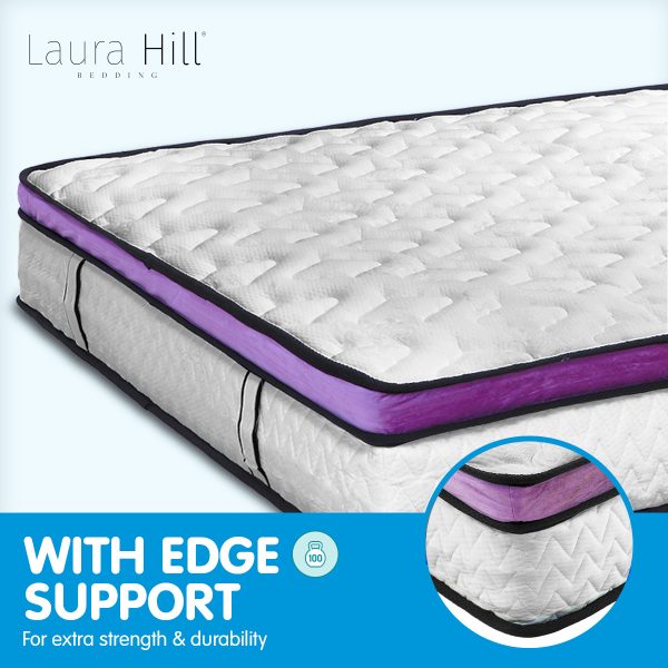 Laura Hill Euro Top Spring Pocket Mattress Queen – 30cm