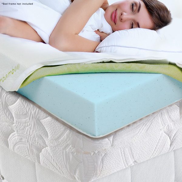 Laura Hill Cool GEL Memory Foam Mattress Topper – DOUBLE