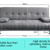 Cranberry 3 Seater Sofa Bed Couch Lounge Futon – Fabric