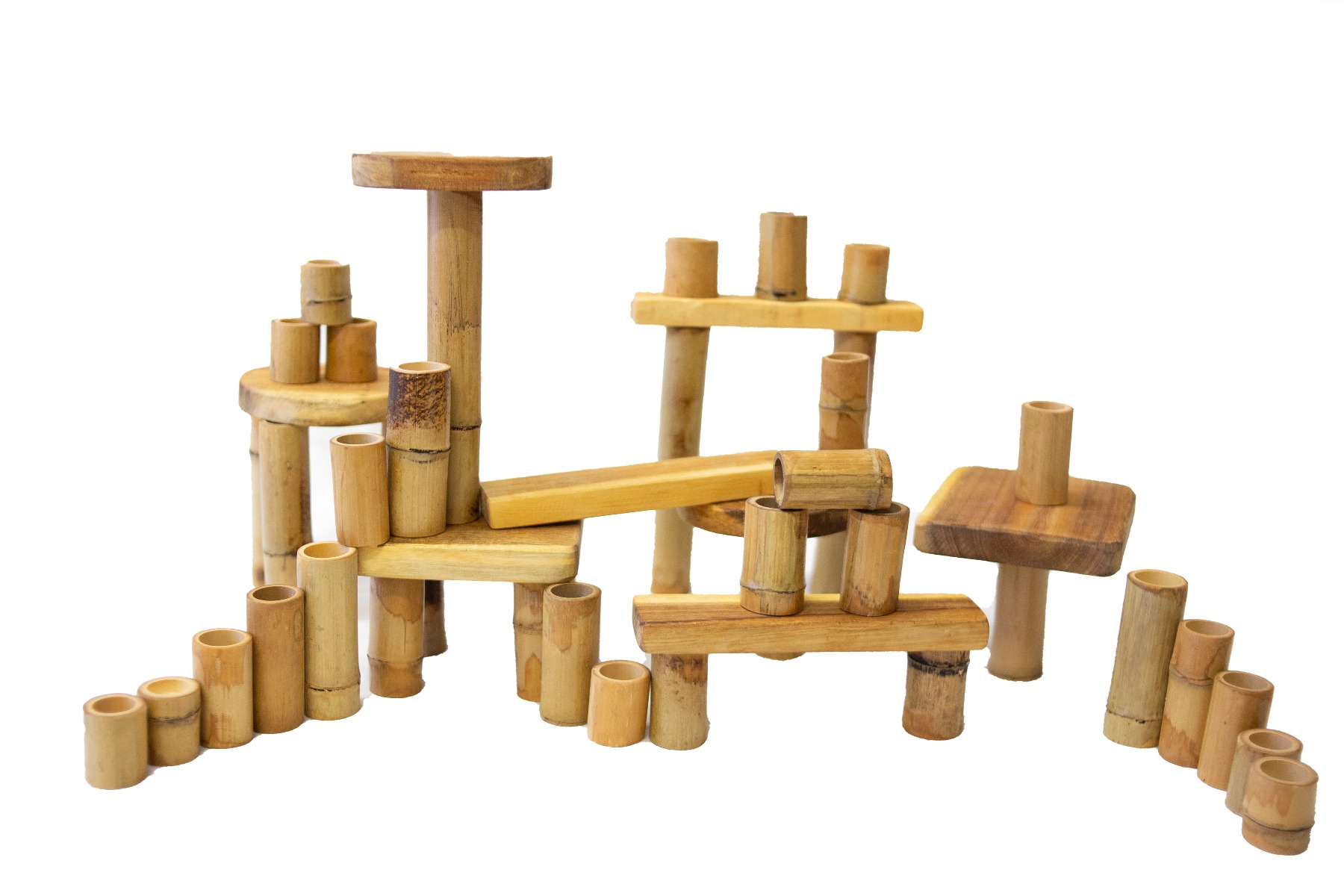 Bamboo building set 46 pcs