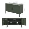 Buffet Sideboard Locker Metal Storage Cabinet – Green